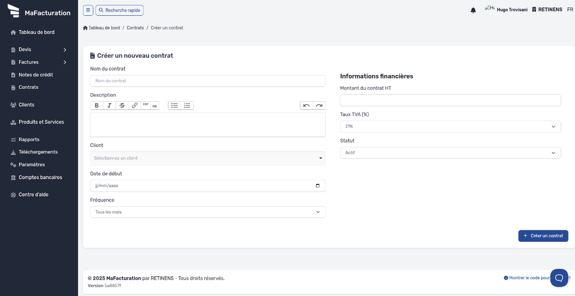 Facturation récurrente automatisée